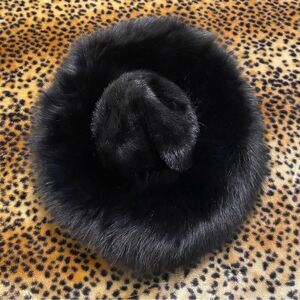 Chic Black Henig Furs  Fur Hat